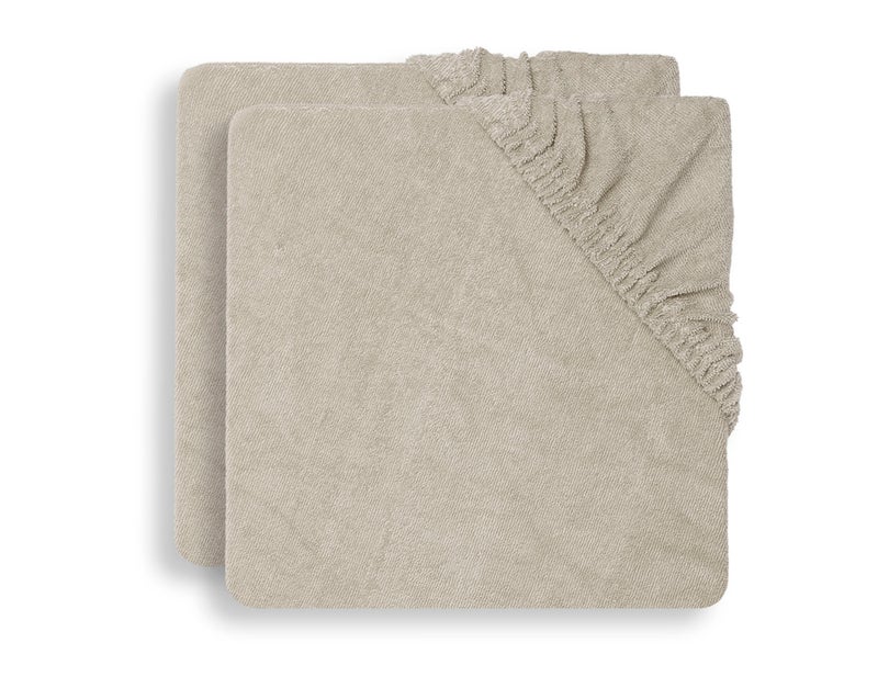 Jollein Changing Mat Cover Terry 50x70cm Nougat (2pack) - Image 2